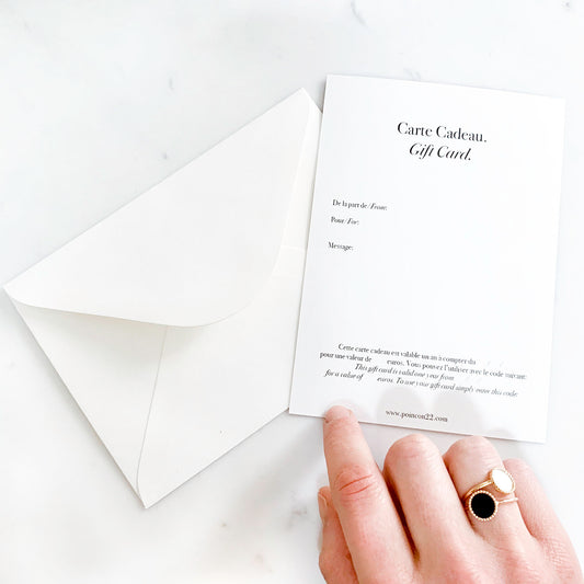 Carte cadeau Poinçon 22