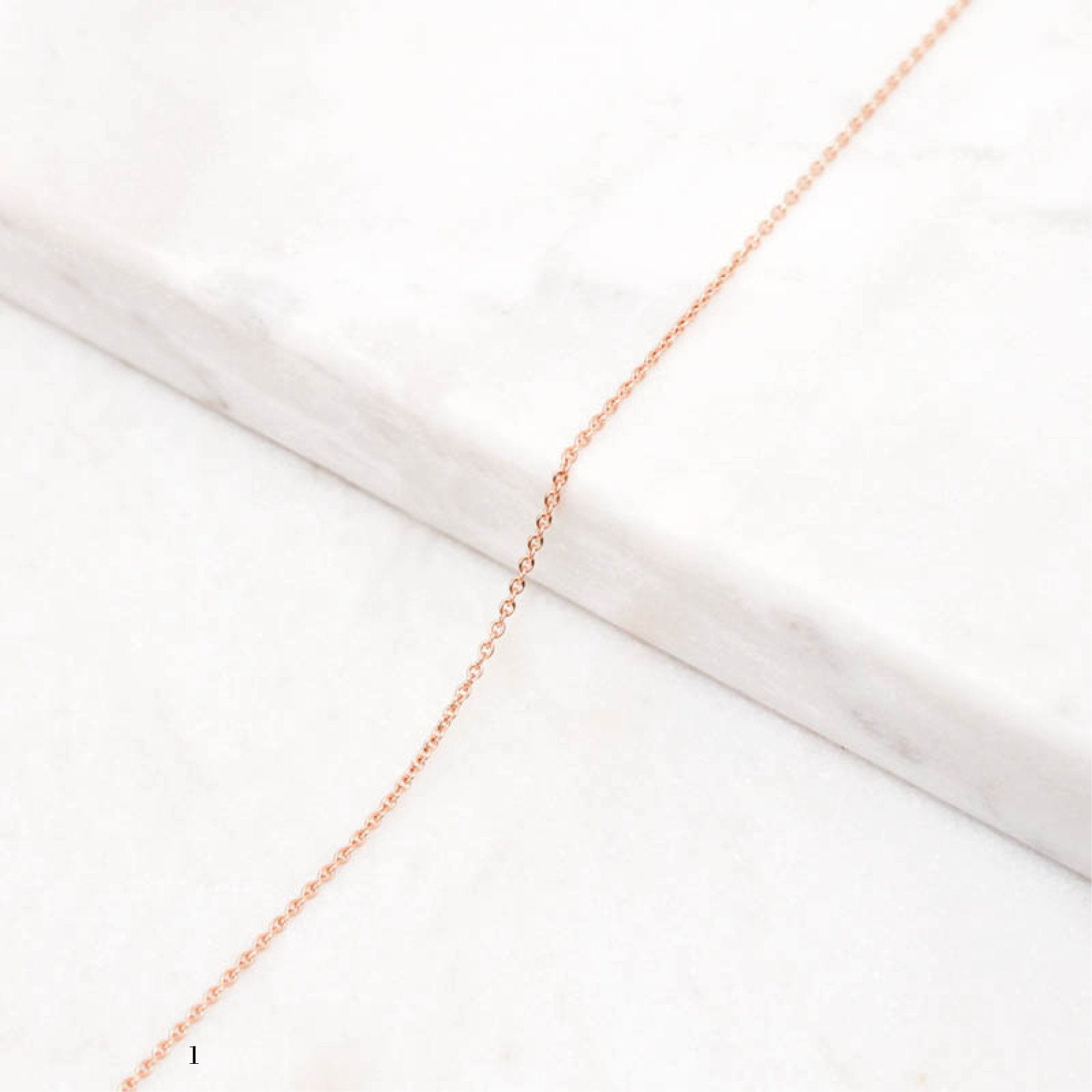 Chaîne Forçat ronde - Or 18 carats