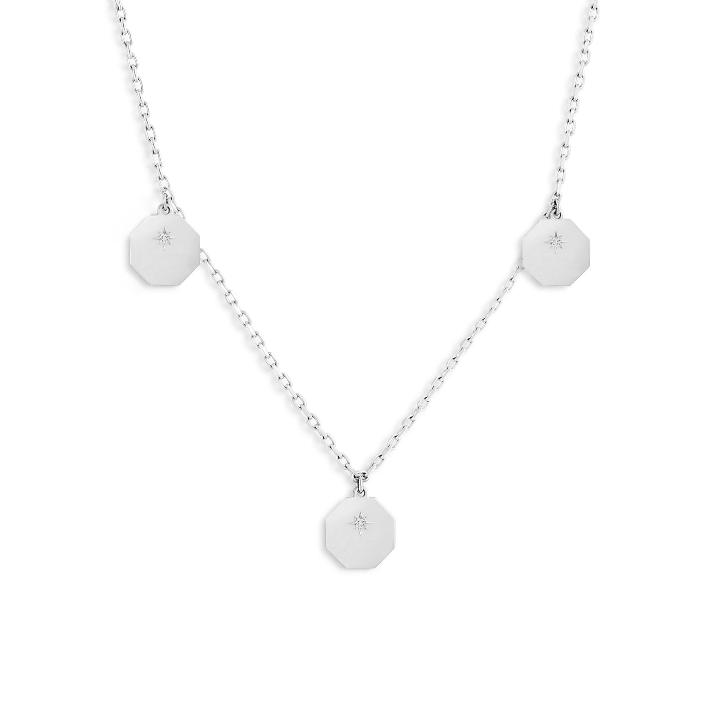 Collier Pampilles Mini Éternité - Or 18 carats et diamants