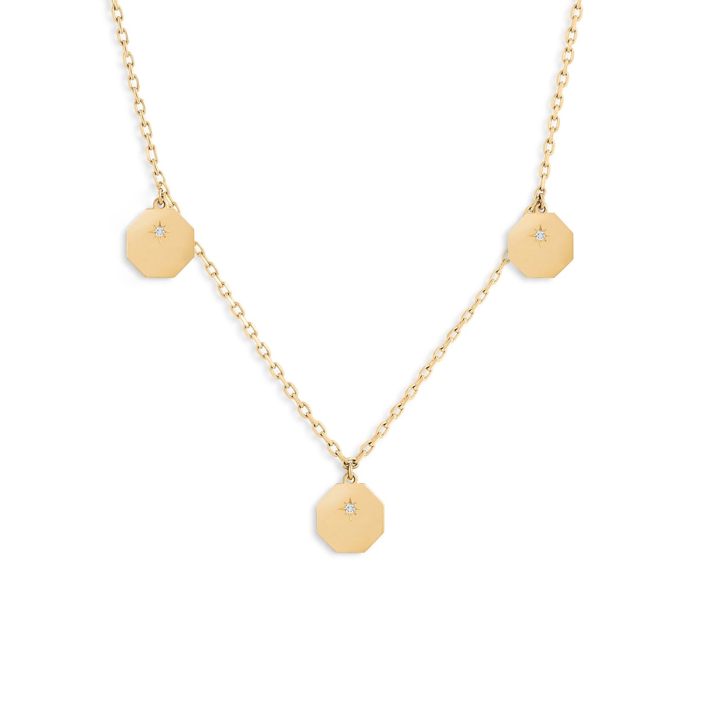 Collier Pampilles Mini Éternité - Or 18 carats et diamants