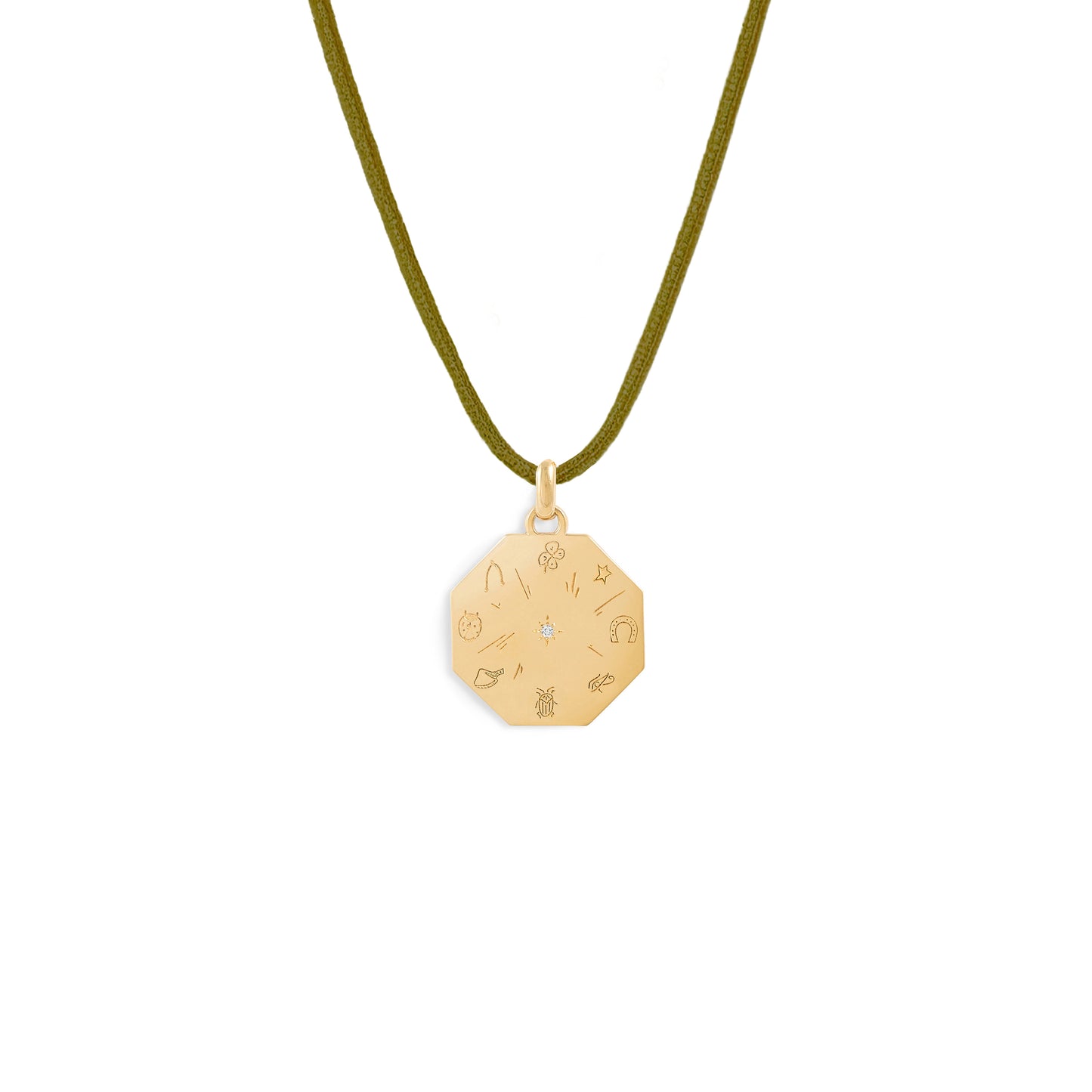 Cordon coulissant pour pendentif