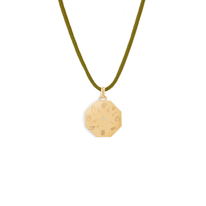 Cordon coulissant pour pendentif