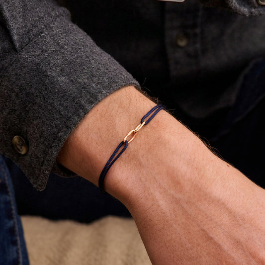 Bracelet cordon Maillons