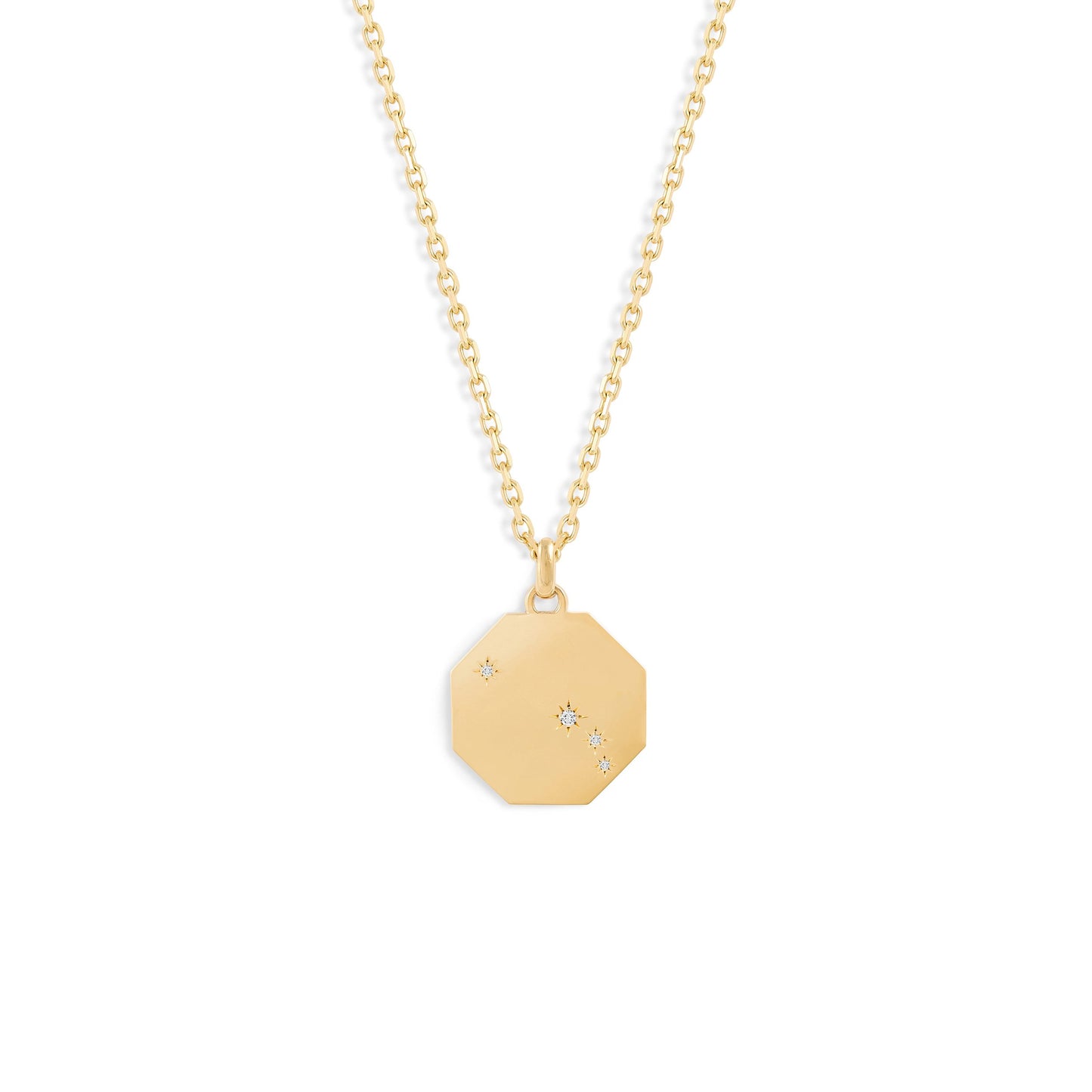 Médaille Constellations - Or blanc
