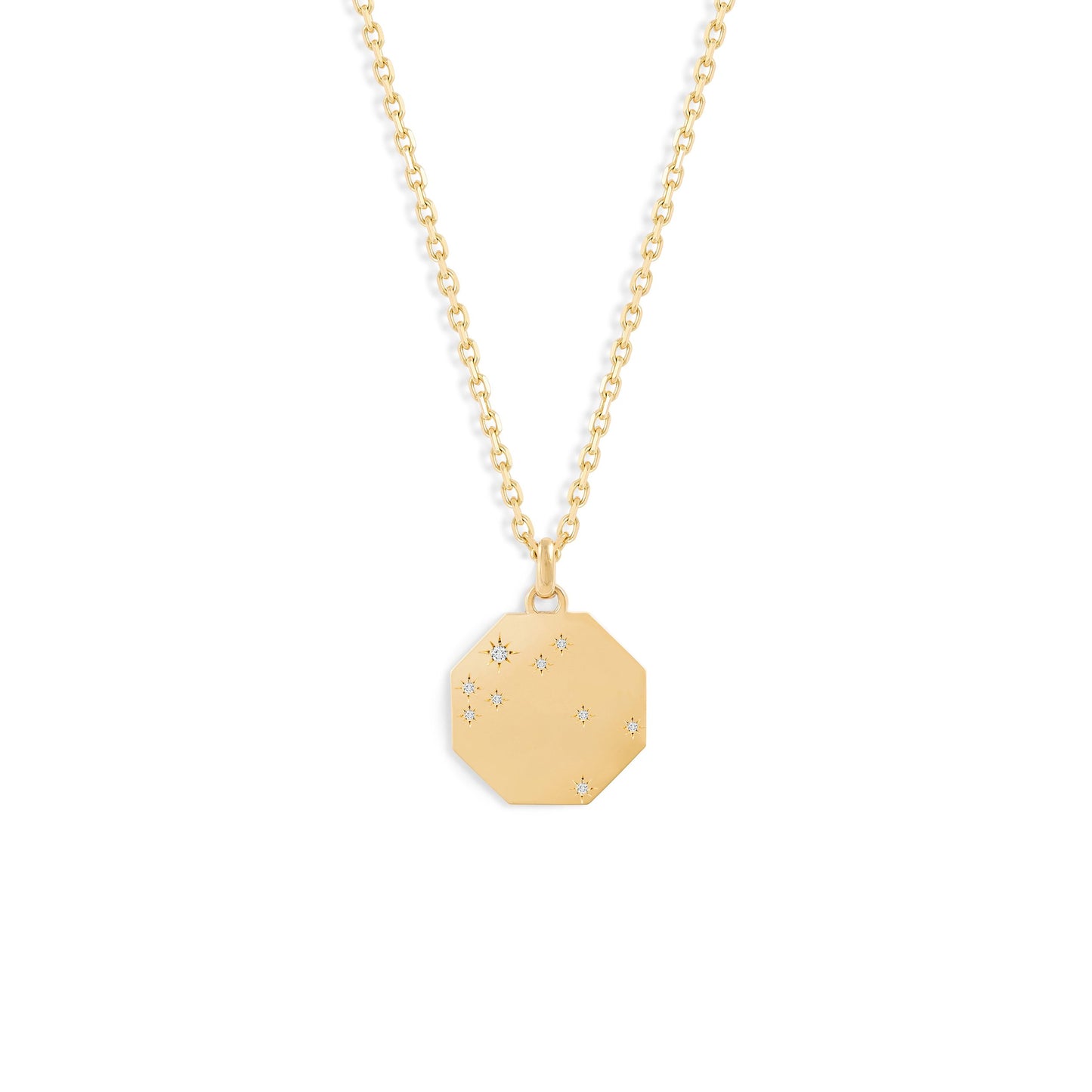 Médaille Constellations - Or blanc