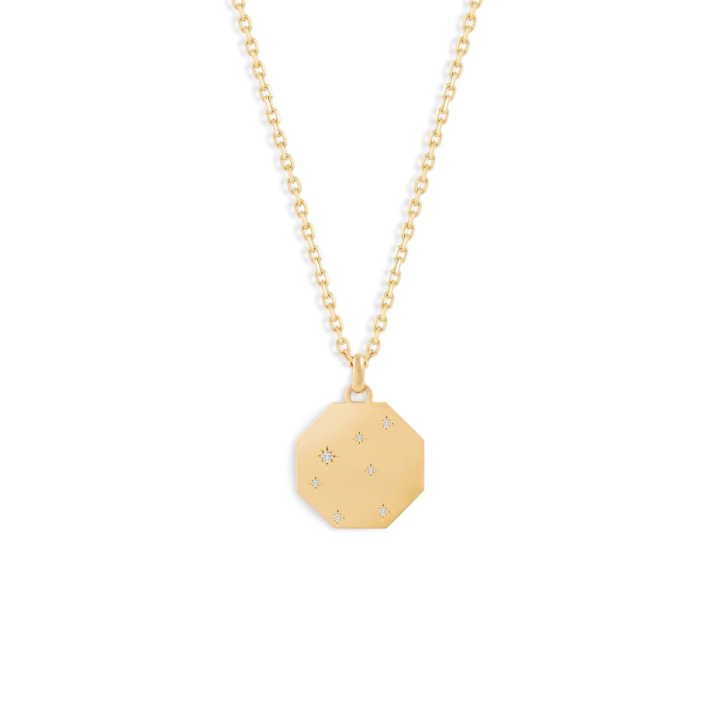 Médaille Constellations - Or blanc