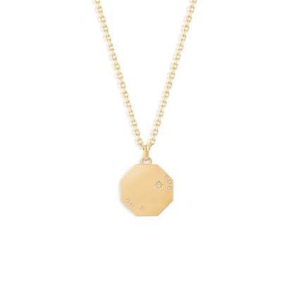 Médaille Constellations - Or blanc