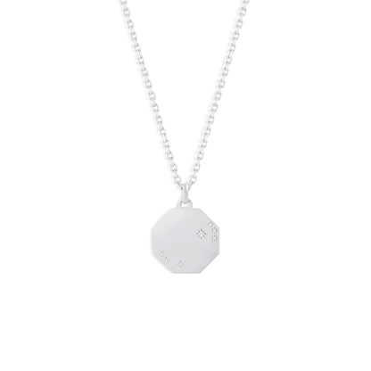 Médaille Constellations - Or blanc