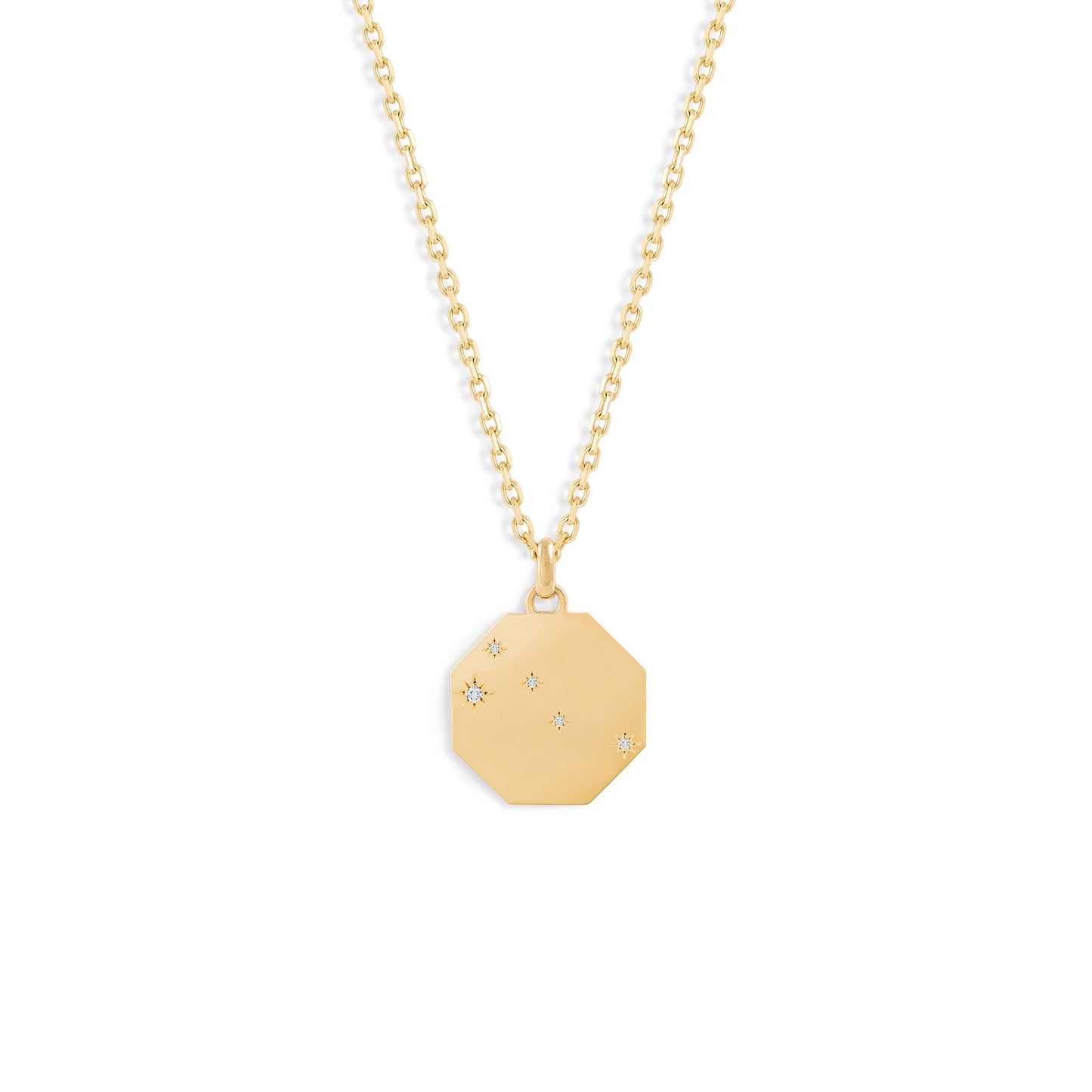 Médaille Constellations - Or blanc