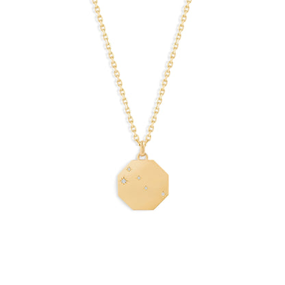 Médaille Constellations - Or blanc