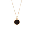 Médaille Nuances Onyx - Or rose 18 carats
