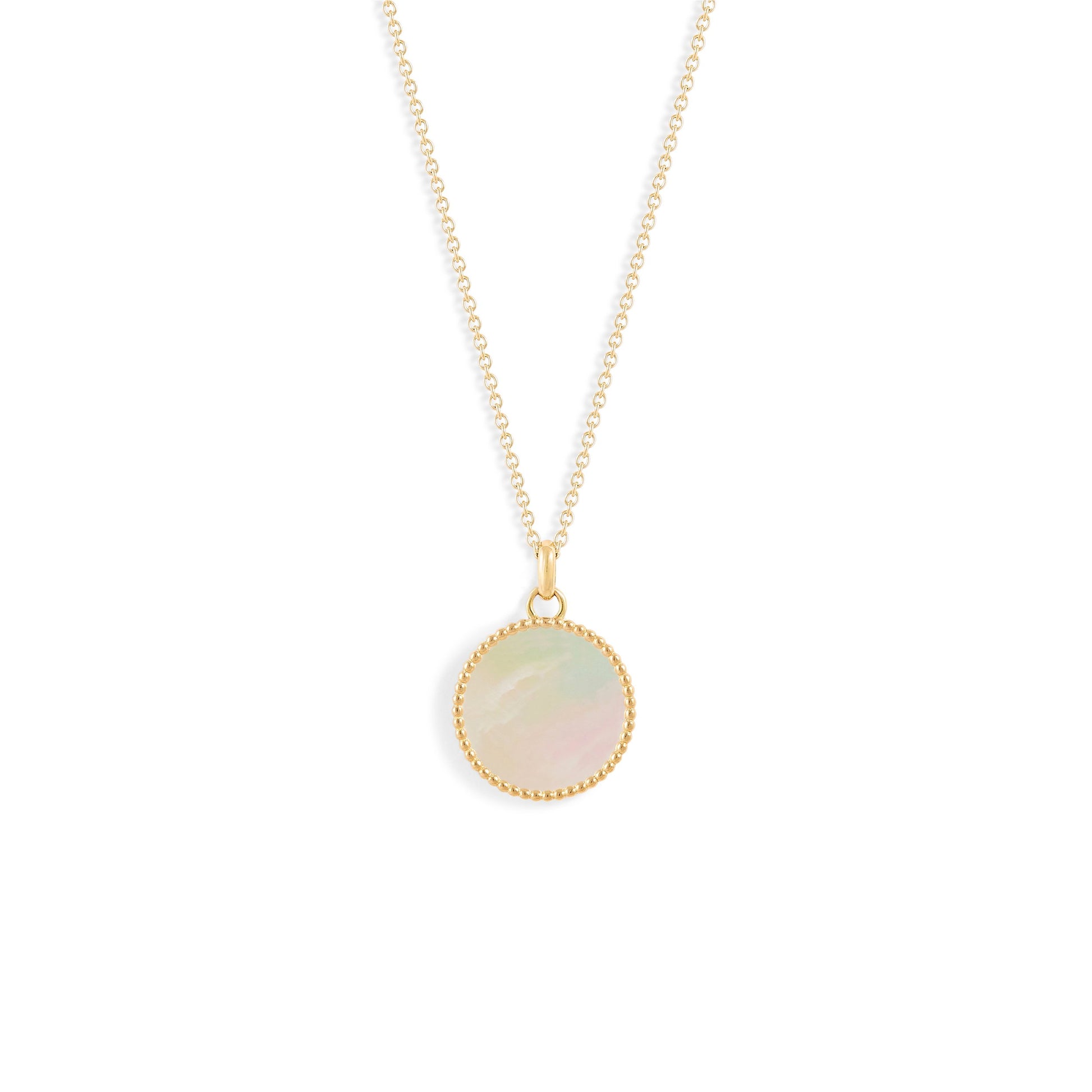 Médaille Nuances nacre - Or jaune 18 carats