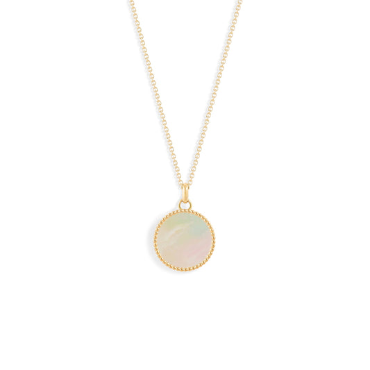 Médaille Nuances nacre - Or jaune 18 carats