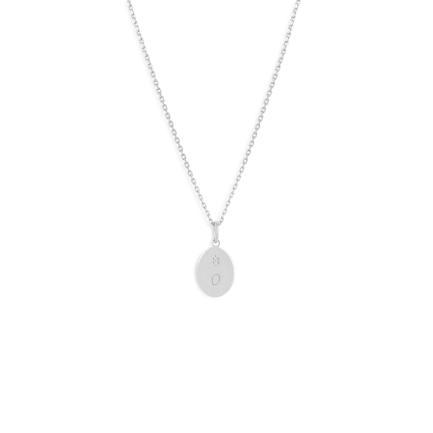 Médaille Forget me not - Or 18 carats et diamant