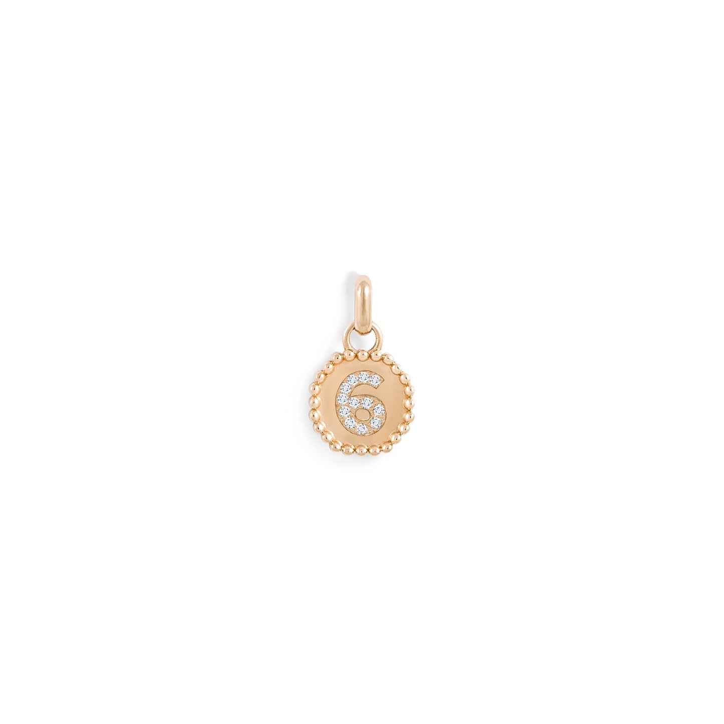 Médaille Numérologie perles d'or