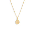 Mini médaille My Poinçon 22 perles d'or ronde - Or 18 carats