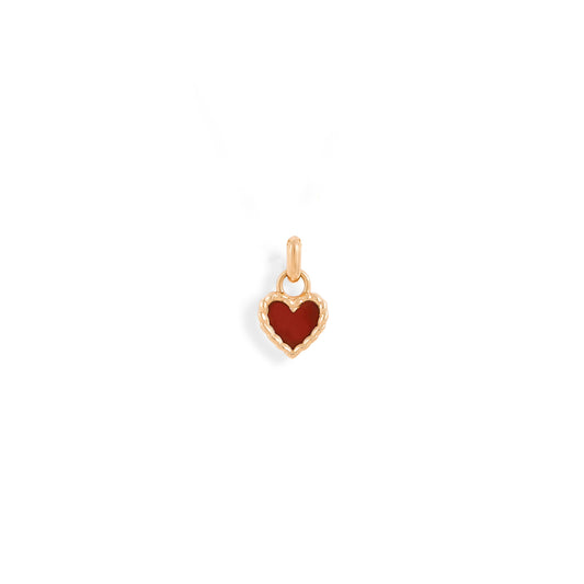 Pendentif Nuances coeur cornaline