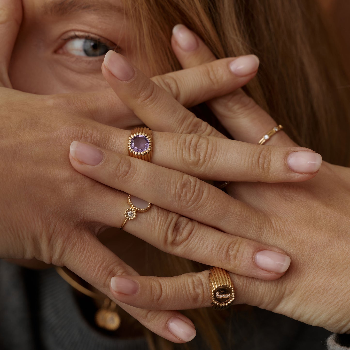 Bague Dôme Améthyste
