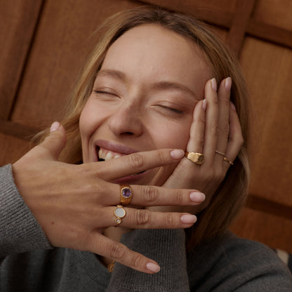 Bague Dôme Améthyste