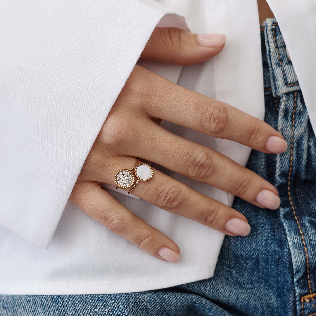 Bague Nuances nacre
