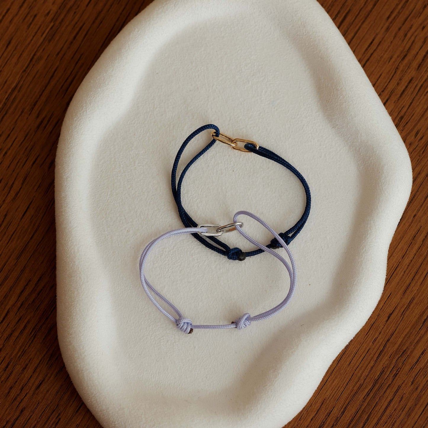 Bracelet cordon Maillons