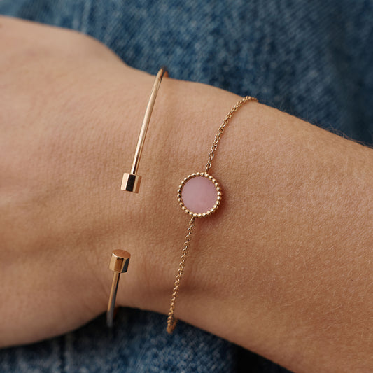 Bracelet Nuances opale rose