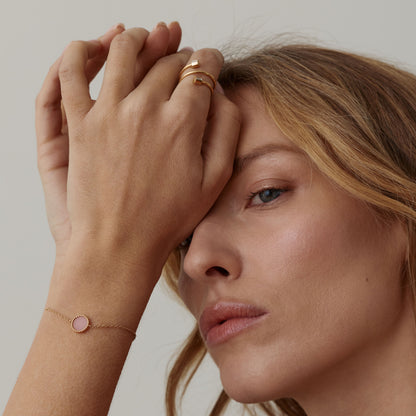 Bracelet Nuances opale rose