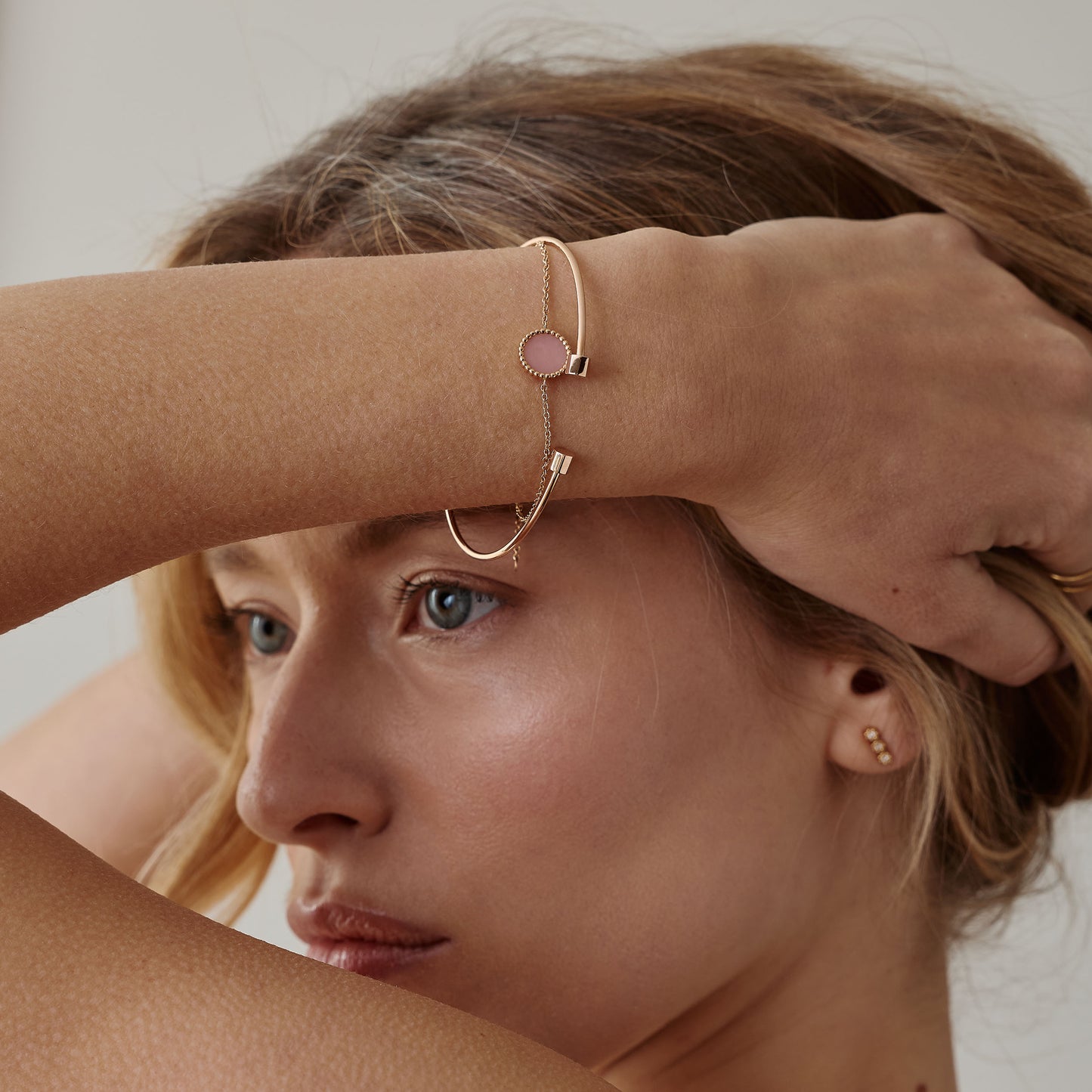 Bracelet Nuances opale rose