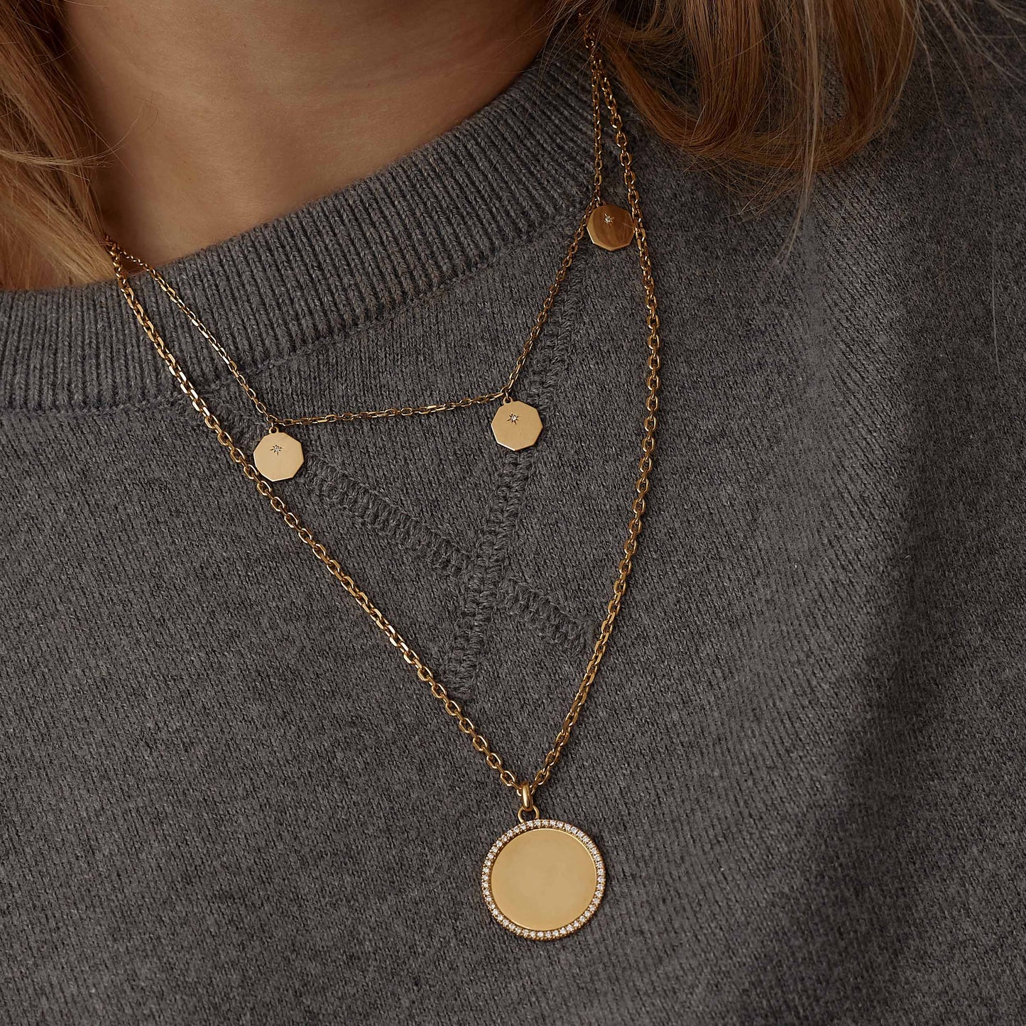 Médaille Ligne Diamants