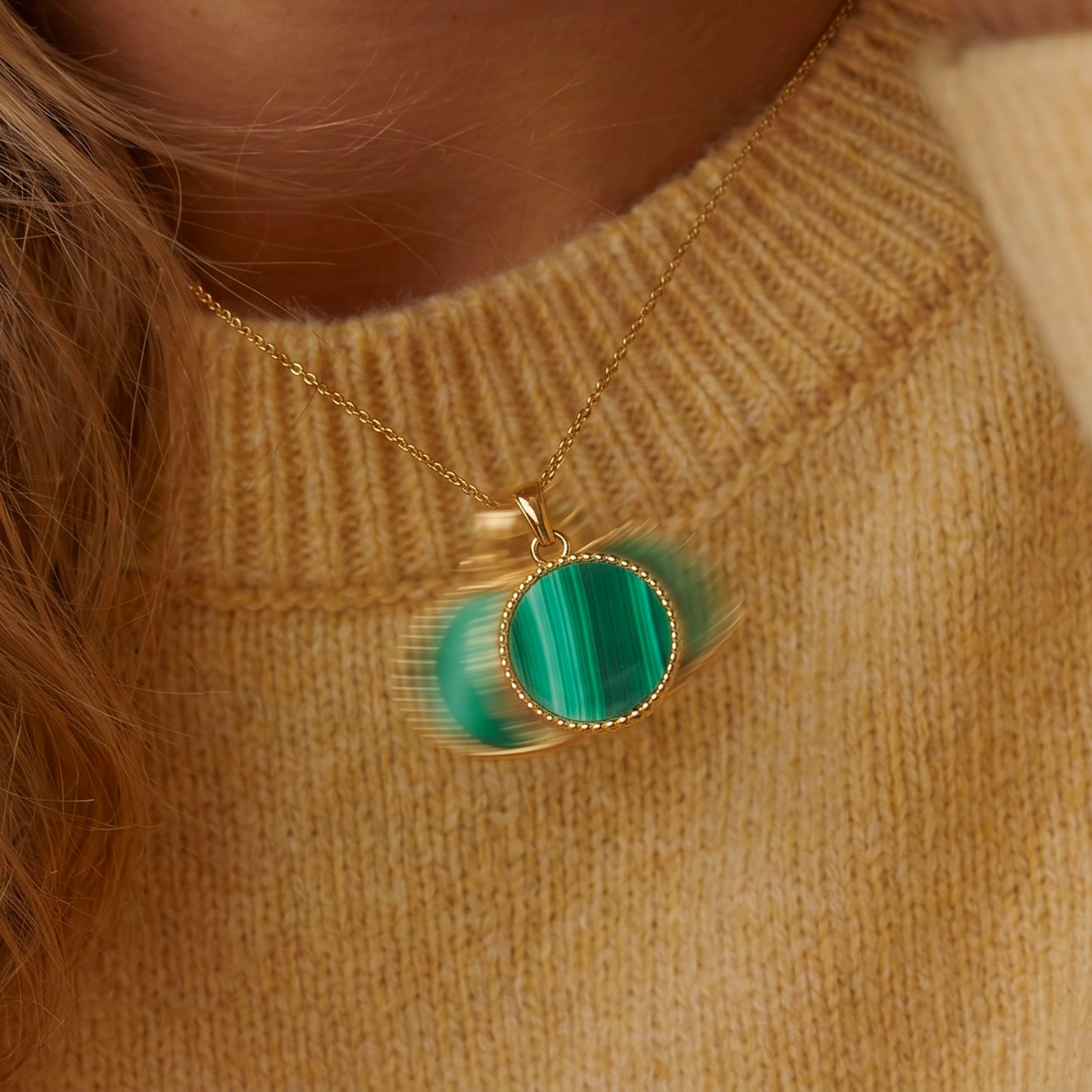 Médaille Nuances  malachite