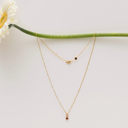 Pendentif Marguerite Améthyste