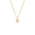Pendentif Nuances coeur nacre - Or jaune 18 carats