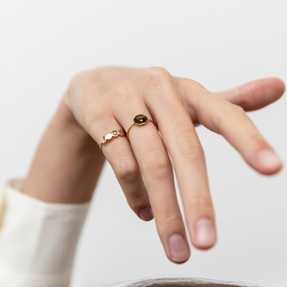 Bague Twist - Or rose