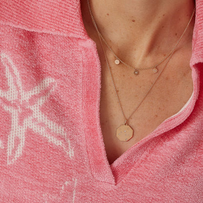 Médaille Constellations - Or blanc
