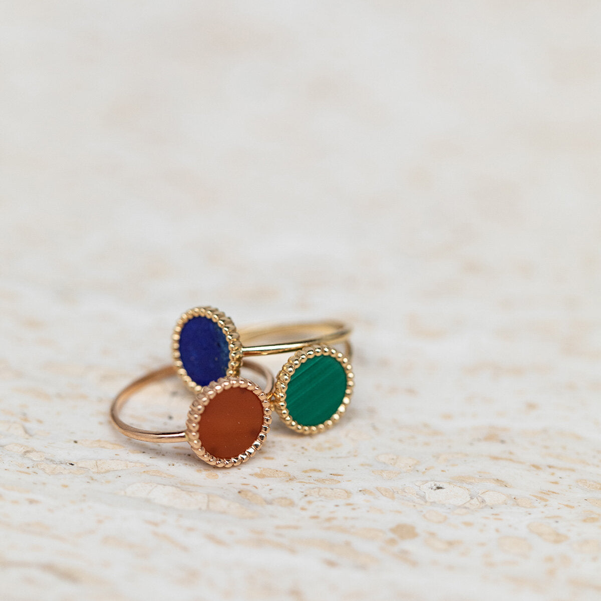 Bague Nuances Lapis lazuli - Or jaune 18 carats