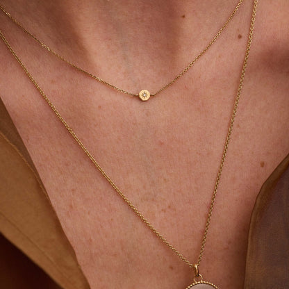 Collier Éternité - Or 18 carats et diamant