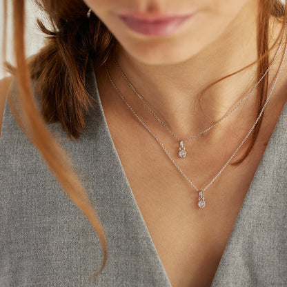 Pendentif Marguerite - Or 18 carats
