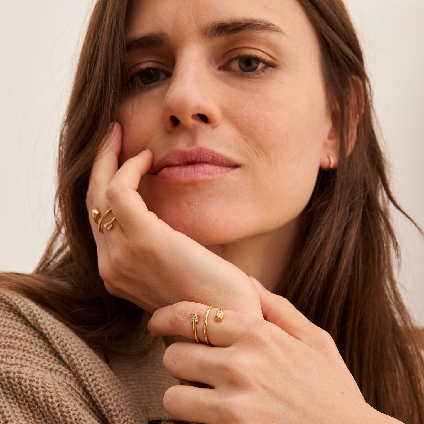 Bague P 22 Double tour - Or 18 carats