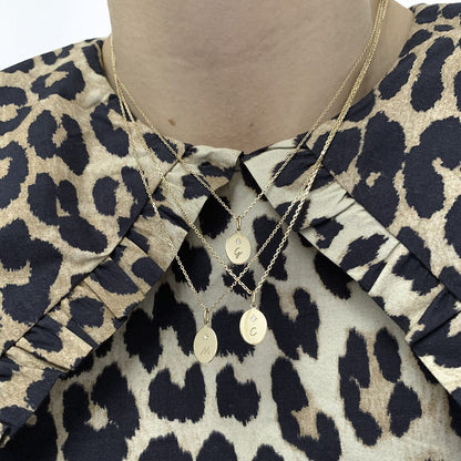 Médaille Forget me not - Or 18 carats et diamant