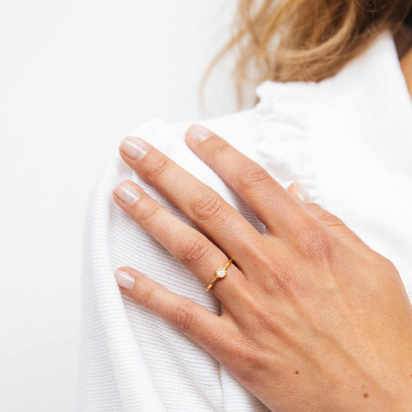 Bague Marguerite - Or jaune