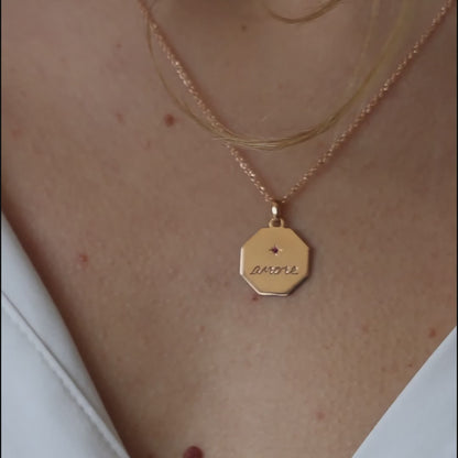 Médaille Amore Rouge